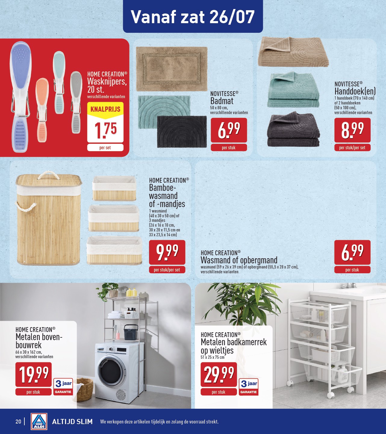 aldi - ALDI folder geldig vanaf 22/07 - 26/07 - page: 20