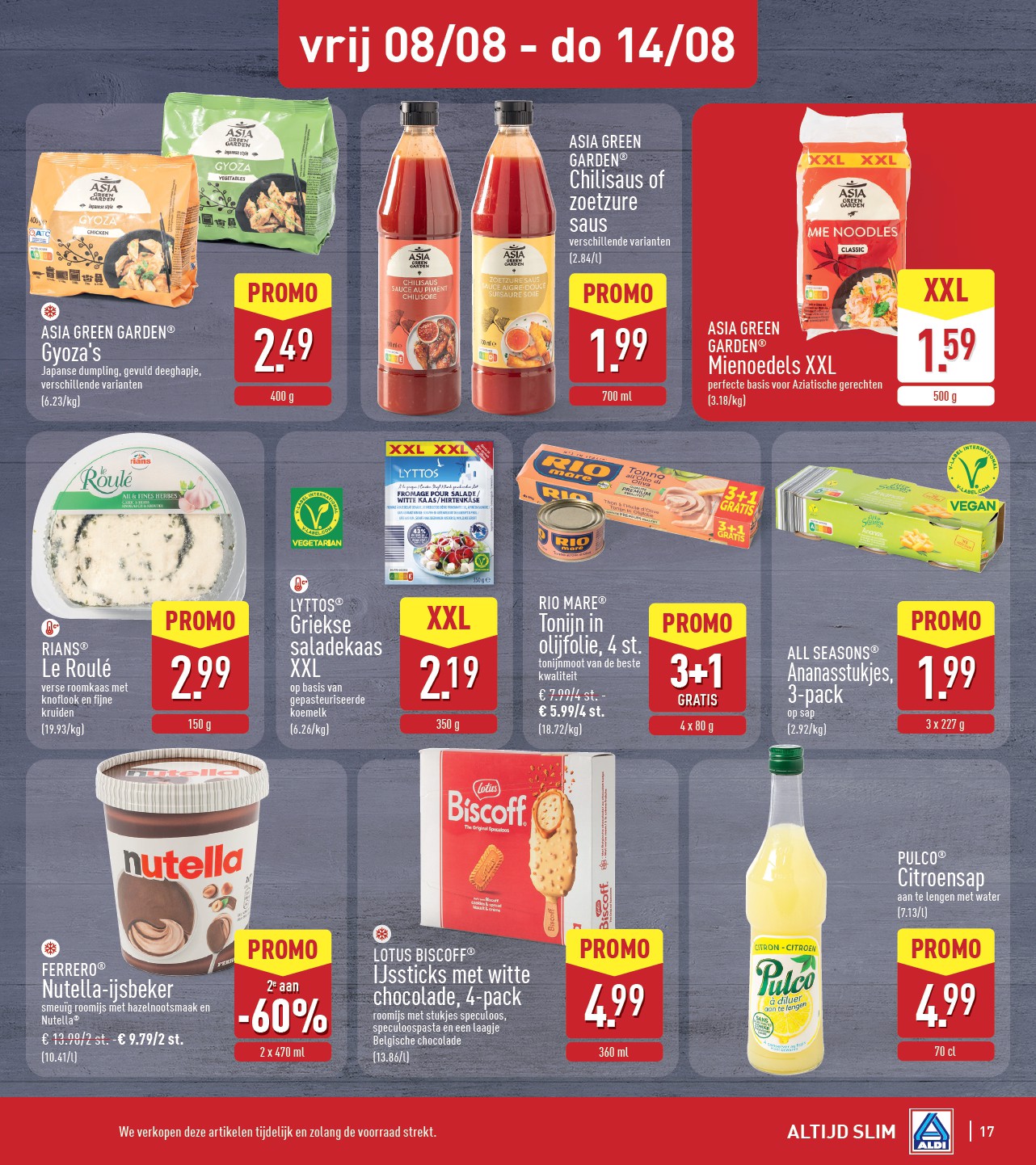 aldi - ALDI folder geldig vanaf 04/08 - 09/08 - page: 17
