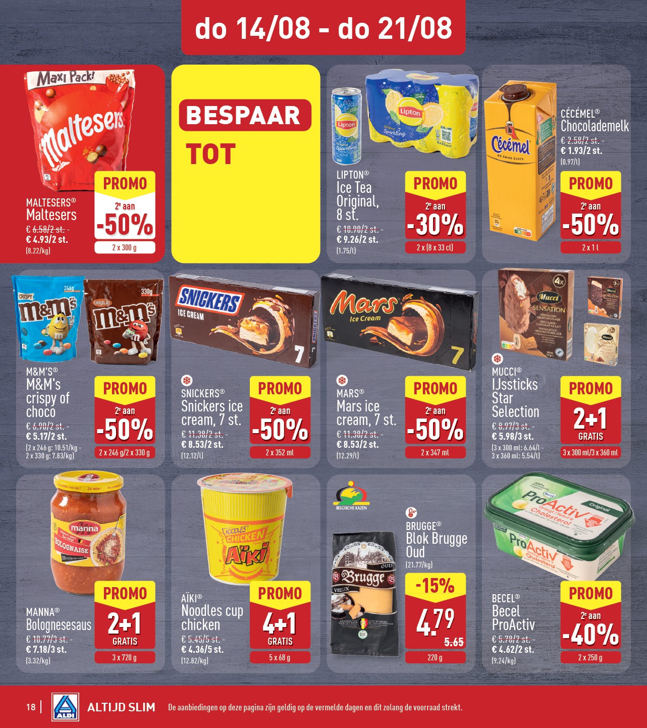 aldi - ALDI folder geldig vanaf 11/08 - 16/08 - page: 18