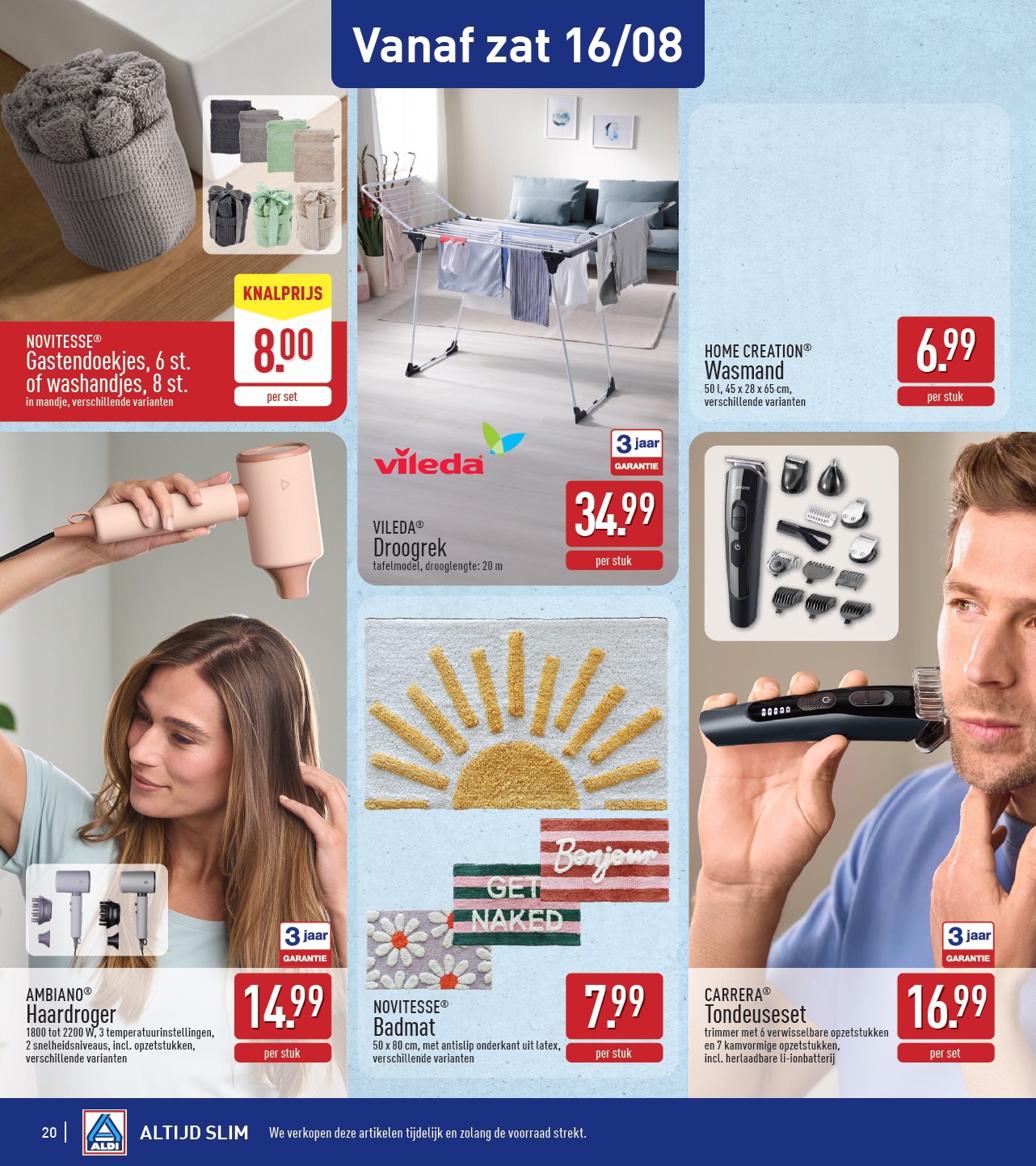 aldi - ALDI folder geldig vanaf 11/08 - 16/08 - page: 20