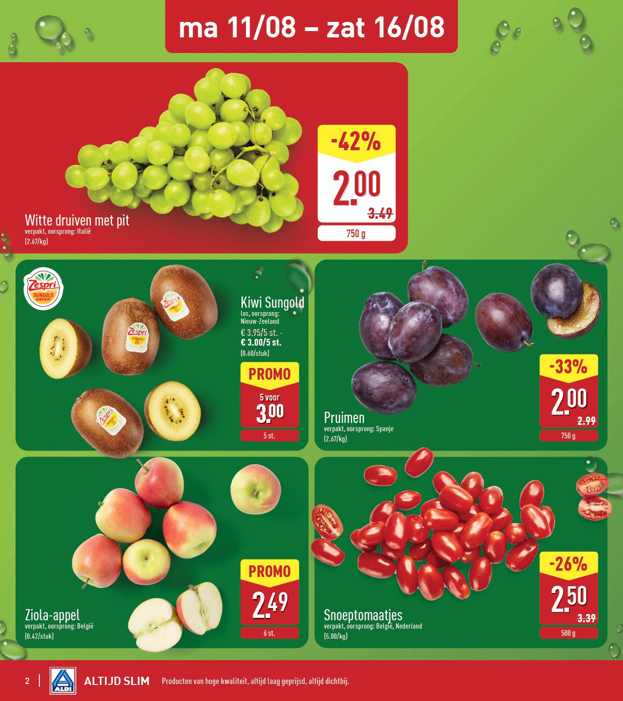 aldi - ALDI folder geldig vanaf 11/08 - 16/08 - page: 2