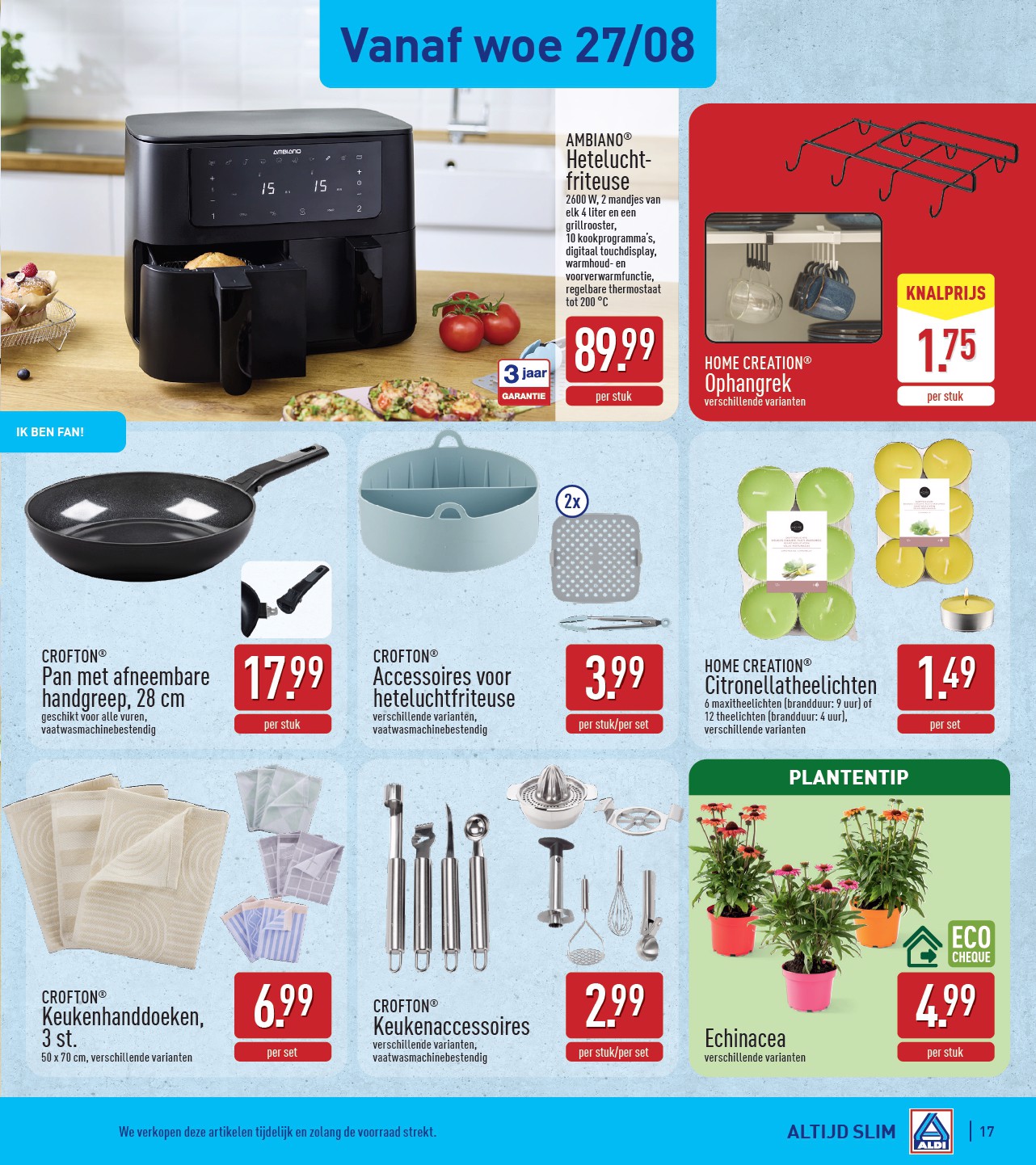 aldi - ALDI folder geldig vanaf 25/08 - 30/08 - page: 17