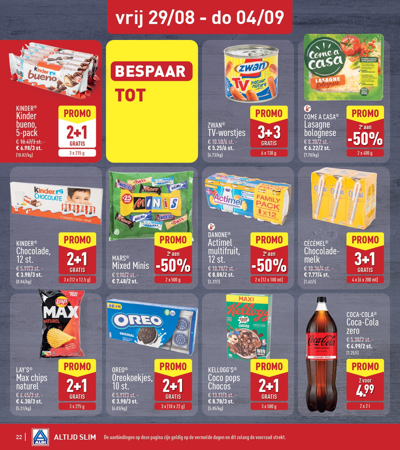 aldi - ALDI folder geldig vanaf 25/08 - 30/08 - page: 22