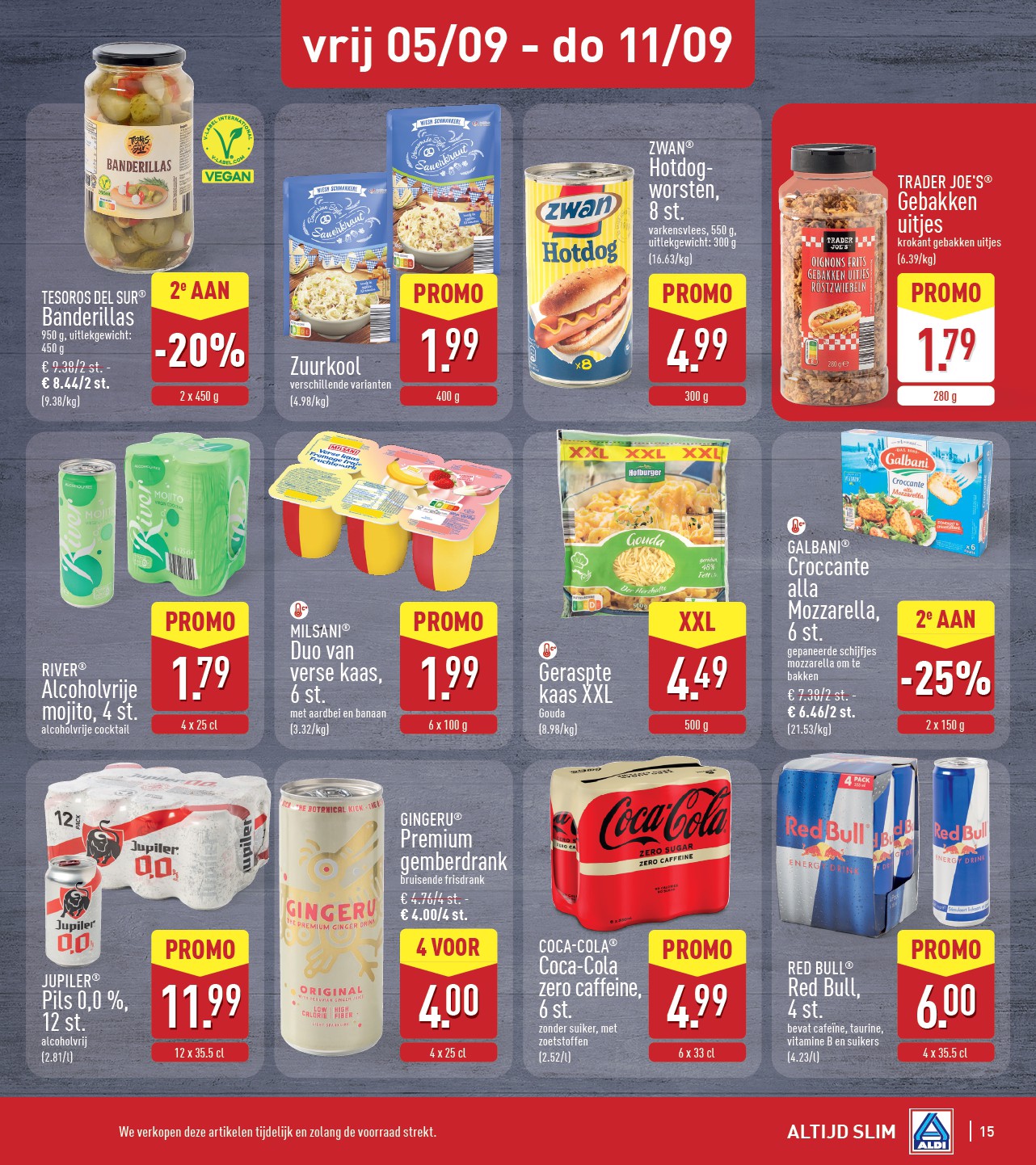 aldi - ALDI folder geldig vanaf 01/09 - 06/09 - page: 15