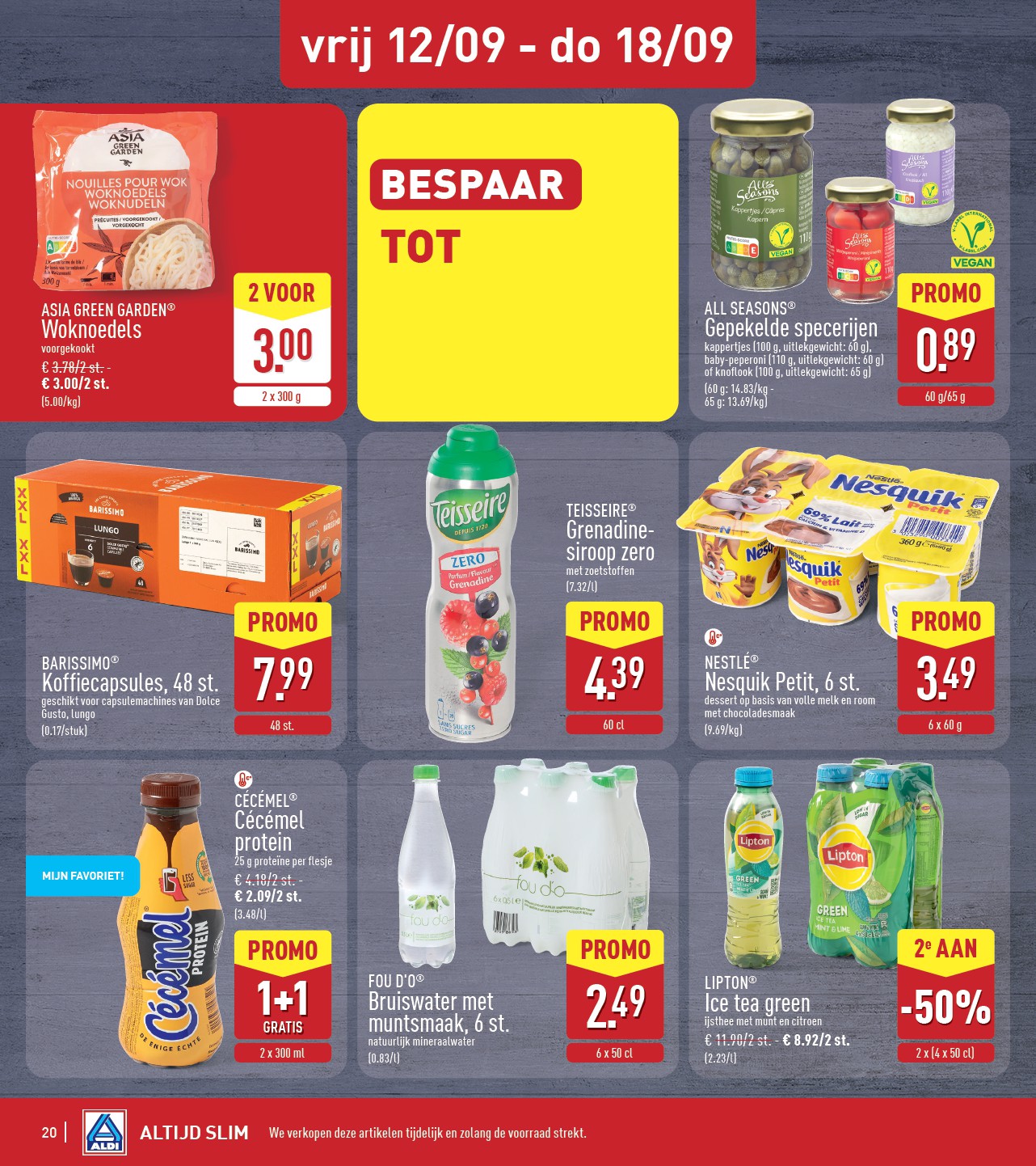 aldi - ALDI folder geldig vanaf 08/09 - 13/09 - page: 20