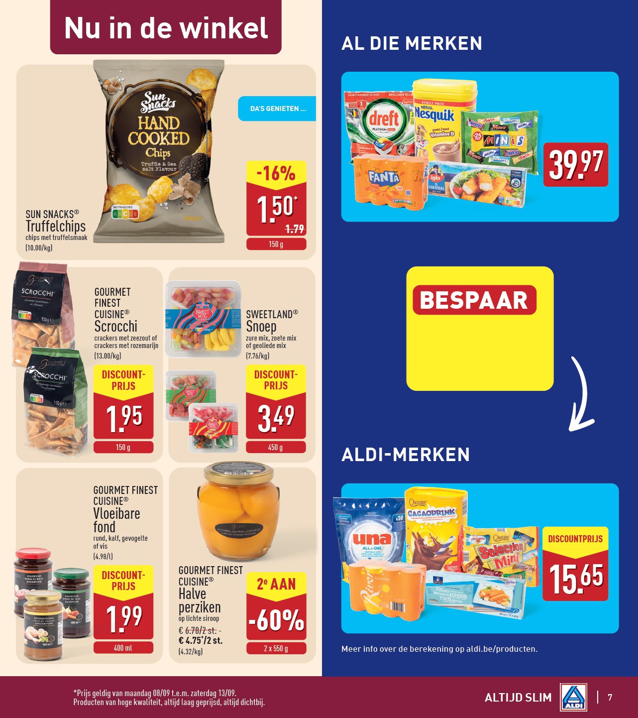 aldi - ALDI folder geldig vanaf 08/09 - 13/09 - page: 7