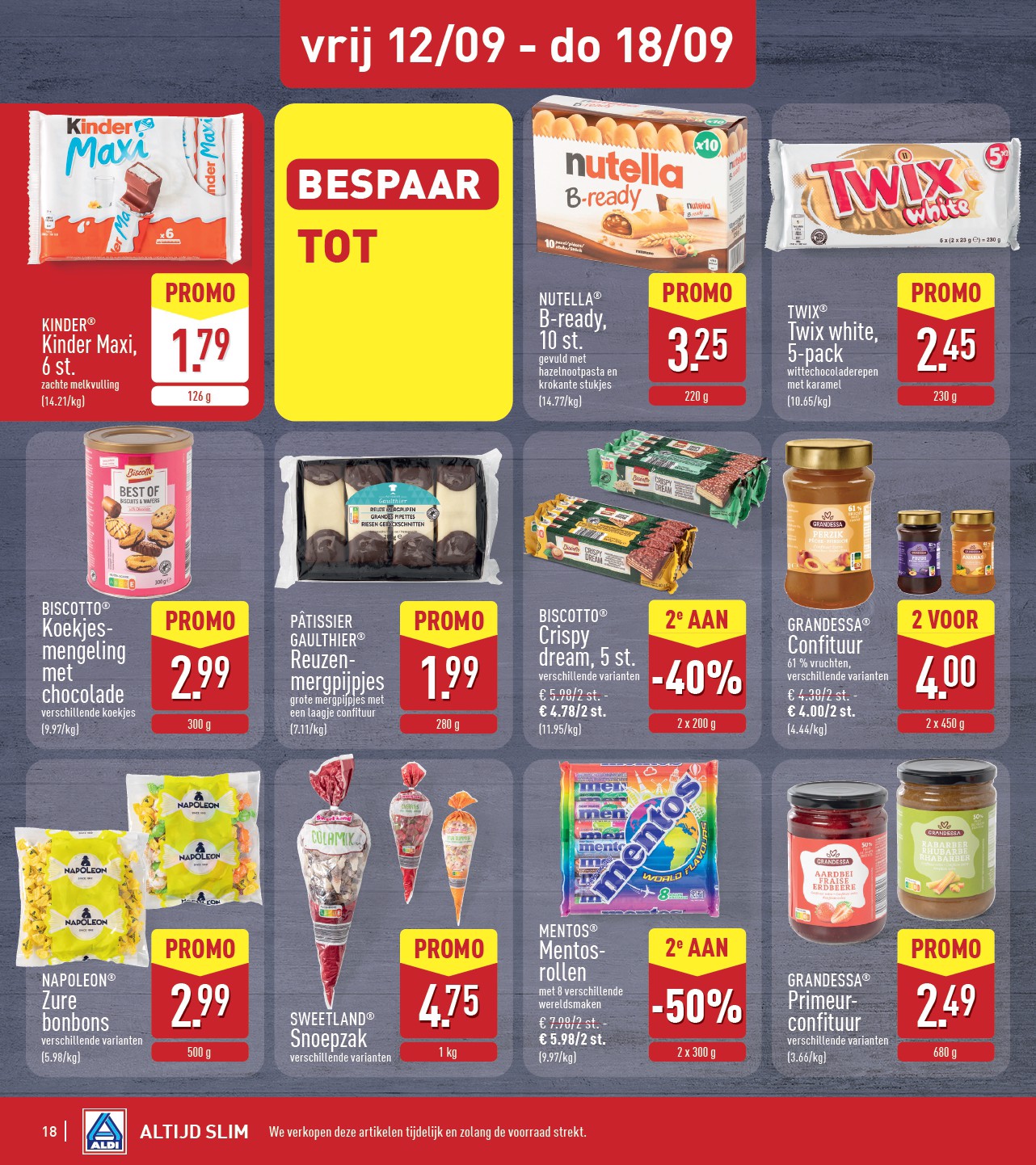 aldi - ALDI folder geldig vanaf 08/09 - 13/09 - page: 18