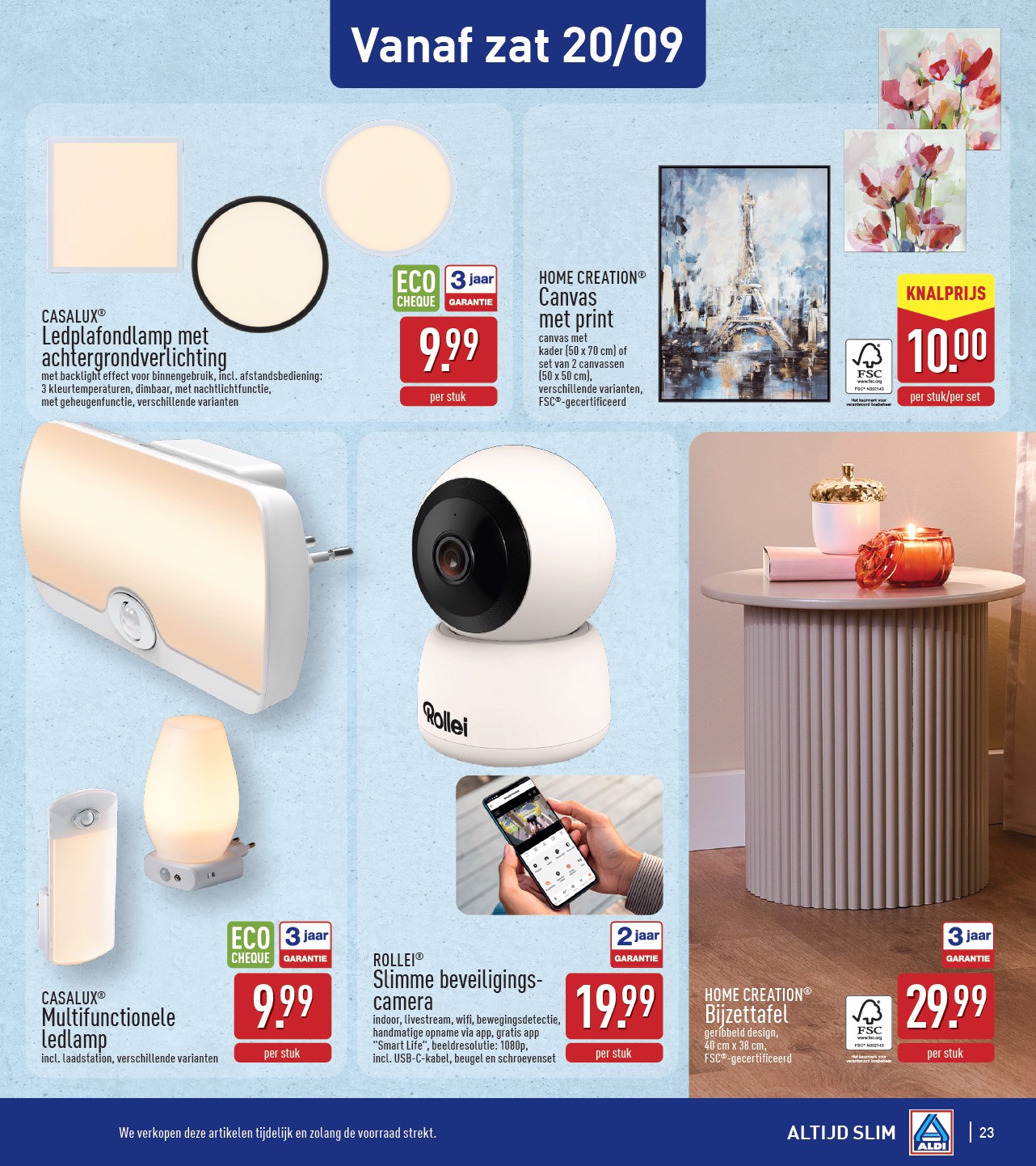 aldi - ALDI folder geldig vanaf 15/09 - 20/09 - page: 23