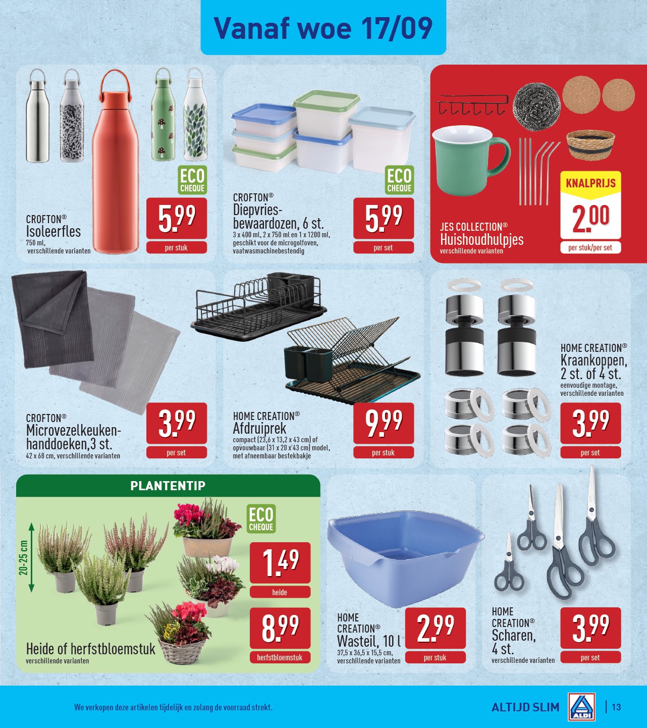 aldi - ALDI folder geldig vanaf 15/09 - 20/09 - page: 13