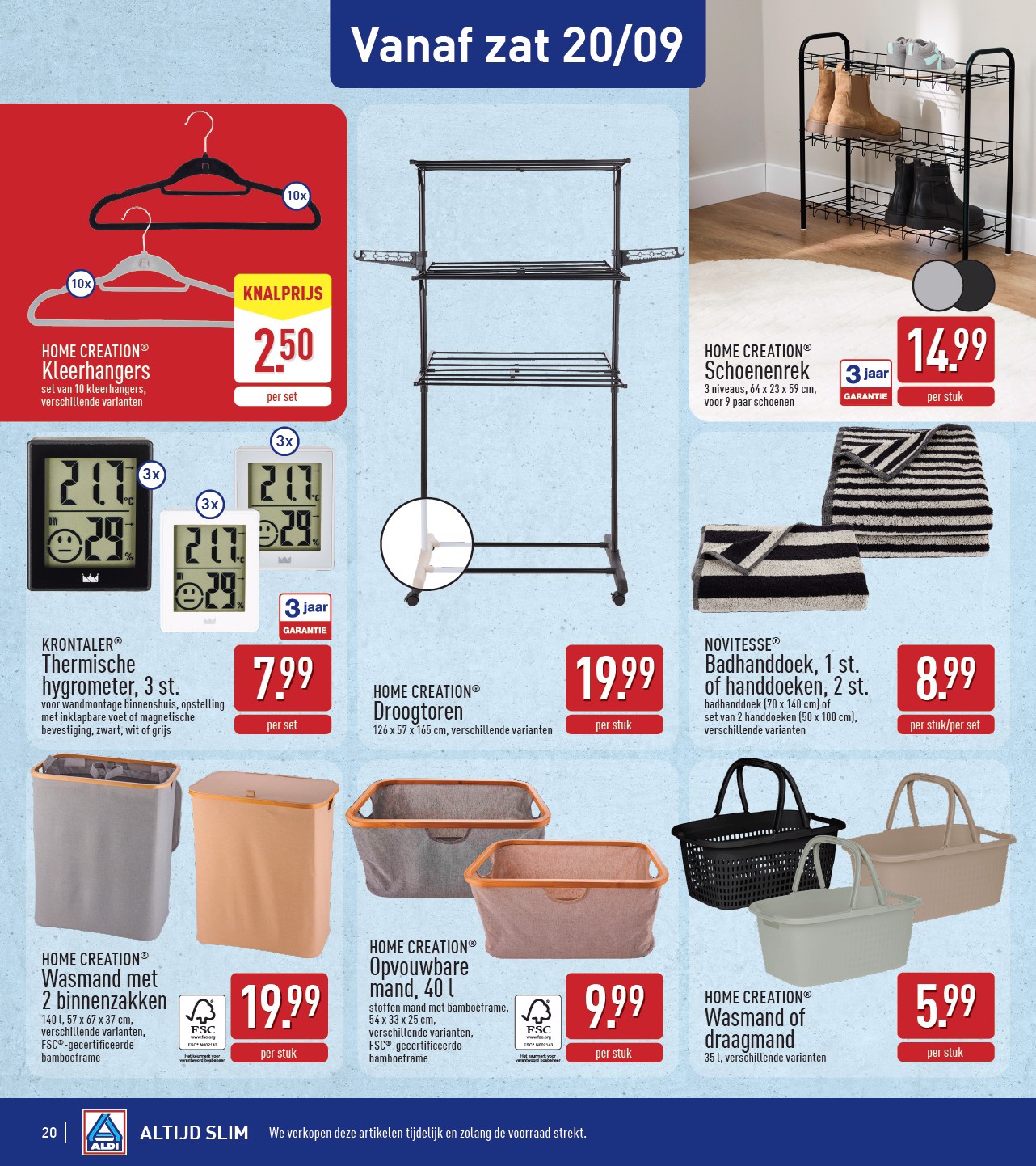 aldi - ALDI folder geldig vanaf 15/09 - 20/09 - page: 20