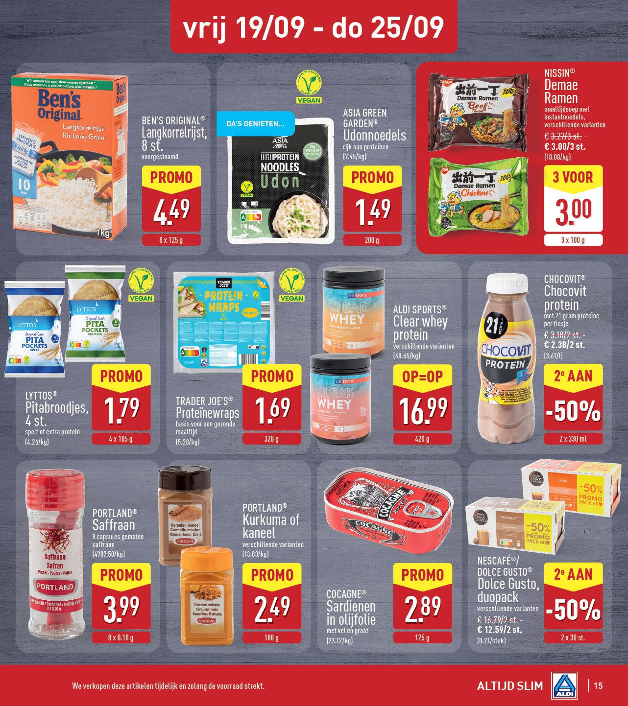 aldi - ALDI folder geldig vanaf 15/09 - 20/09 - page: 15