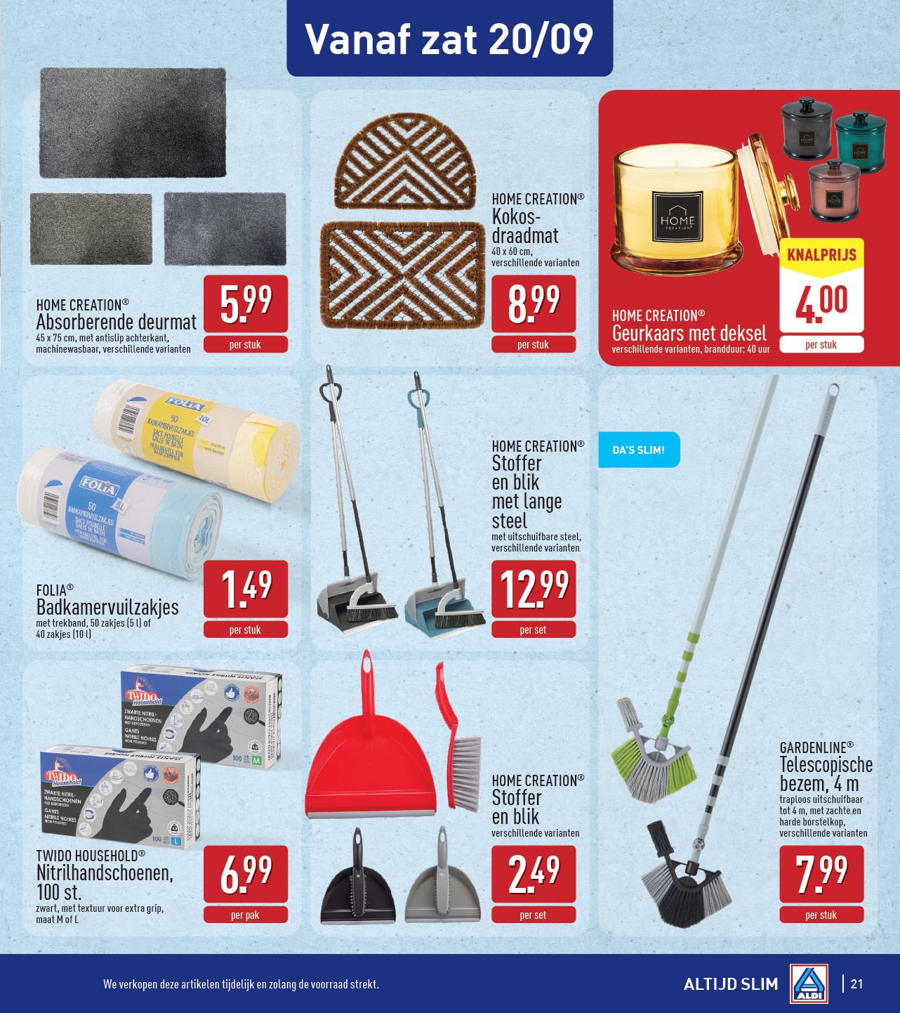 aldi - ALDI folder geldig vanaf 15/09 - 20/09 - page: 21