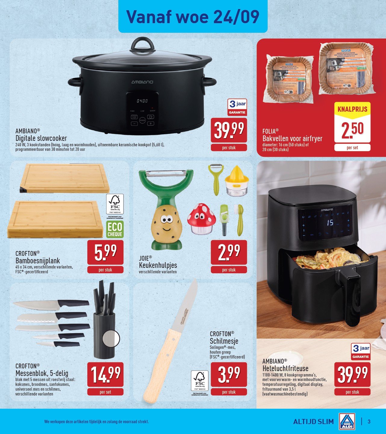 aldi - ALDI - Themaspecial keuken folder geldig vanaf 24/09 - 27/09 - page: 3