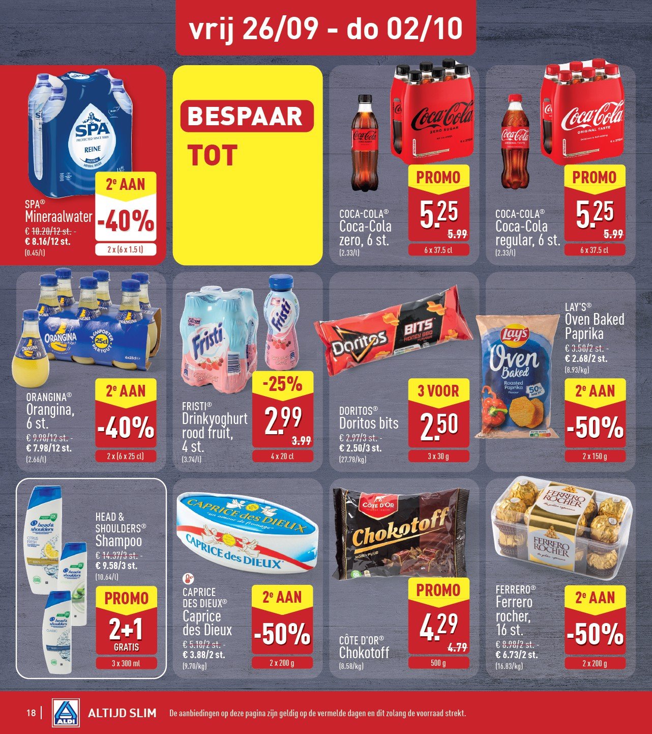 aldi - ALDI folder geldig vanaf 22/09 - 27/09 - page: 18