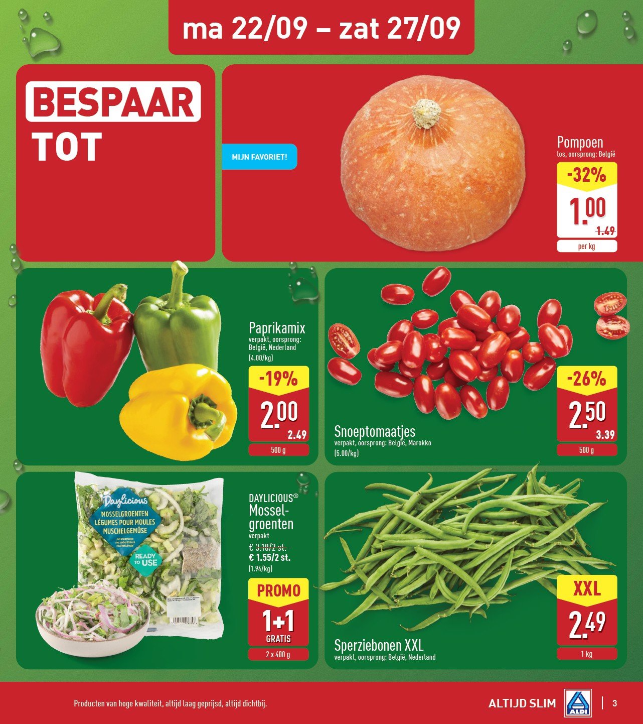 aldi - ALDI folder geldig vanaf 22/09 - 27/09 - page: 3