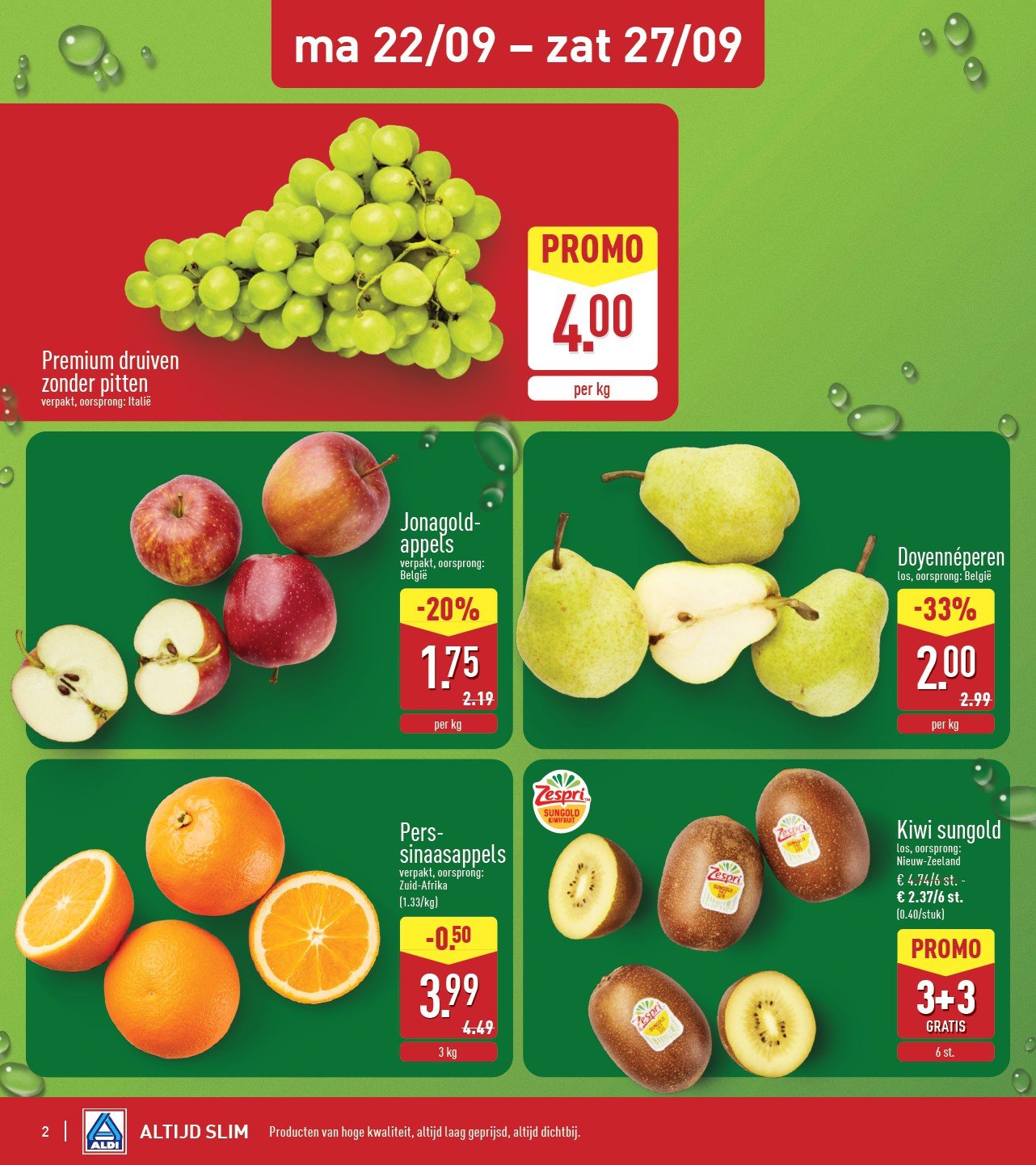 aldi - ALDI folder geldig vanaf 22/09 - 27/09 - page: 2