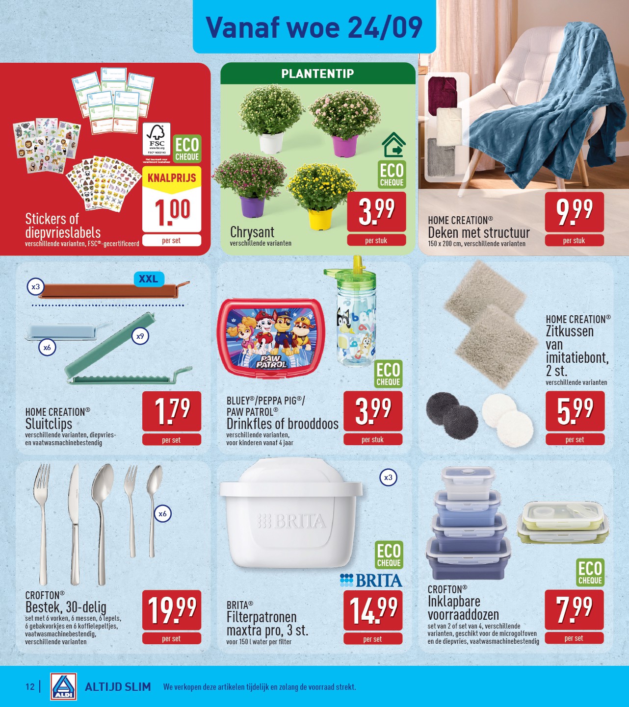 aldi - ALDI folder geldig vanaf 22/09 - 27/09 - page: 12