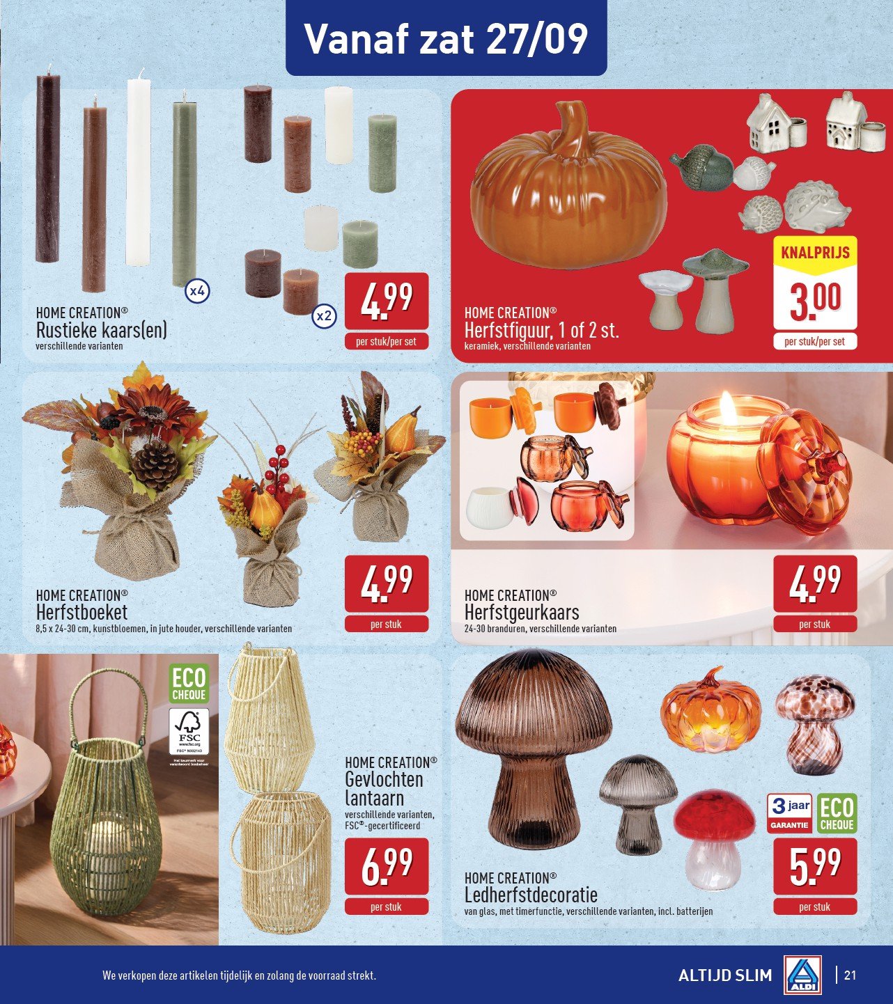 aldi - ALDI folder geldig vanaf 22/09 - 27/09 - page: 21