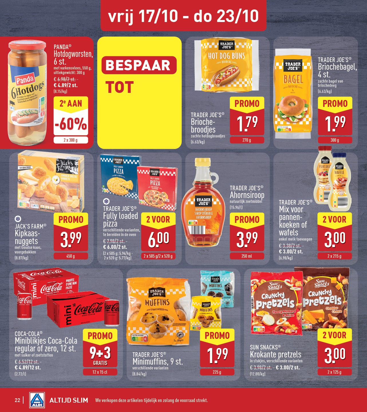 aldi - ALDI folder geldig vanaf 13/10 - 18/10 - page: 22
