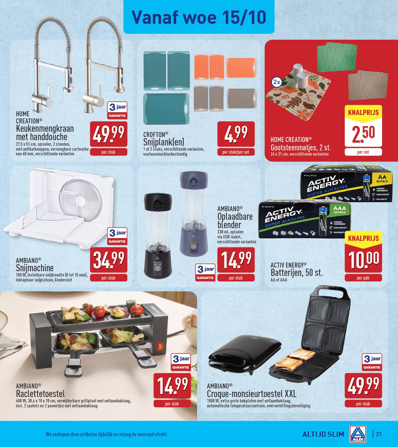 aldi - ALDI folder geldig vanaf 13/10 - 18/10 - page: 21