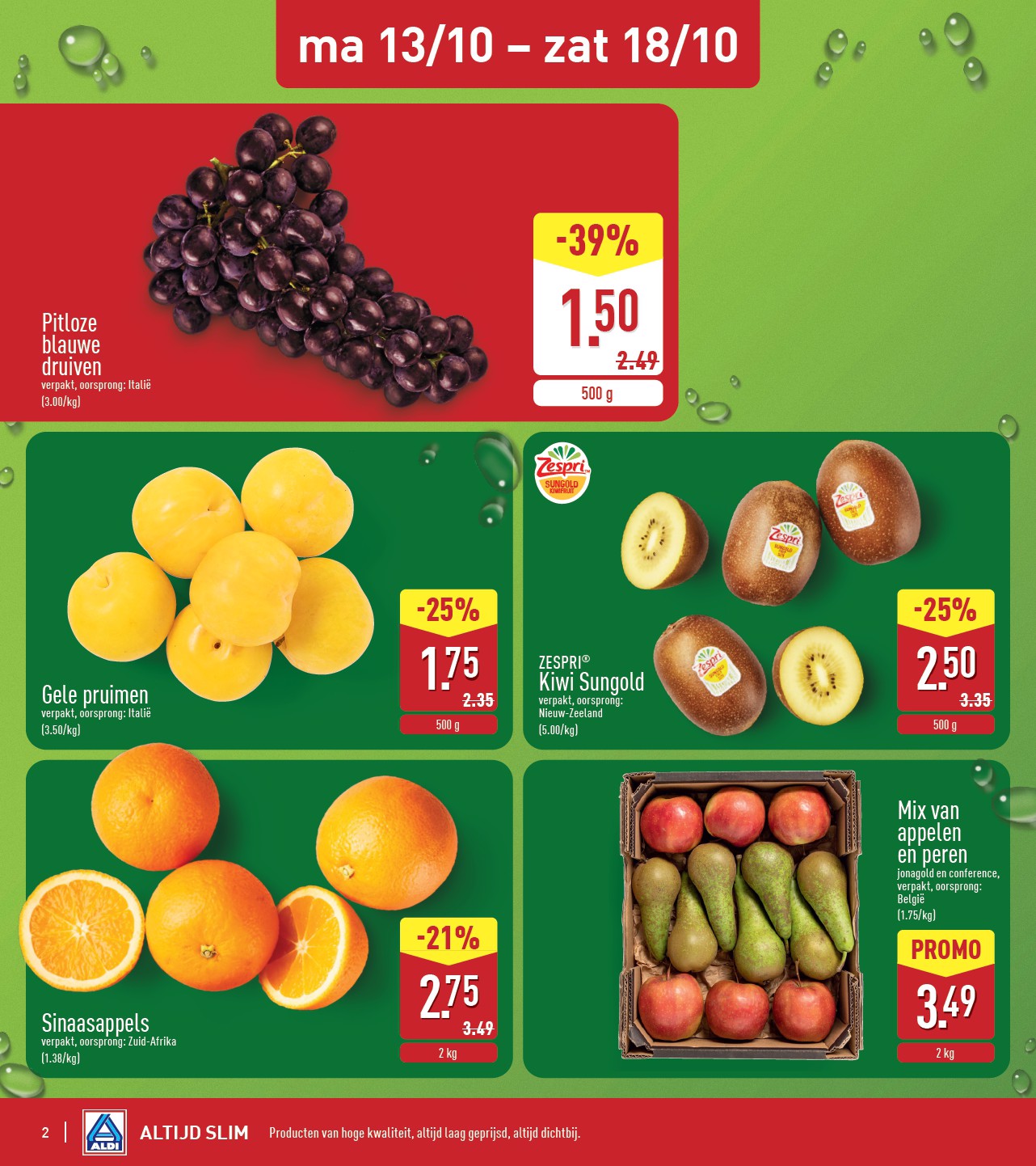 aldi - ALDI folder geldig vanaf 13/10 - 18/10 - page: 2