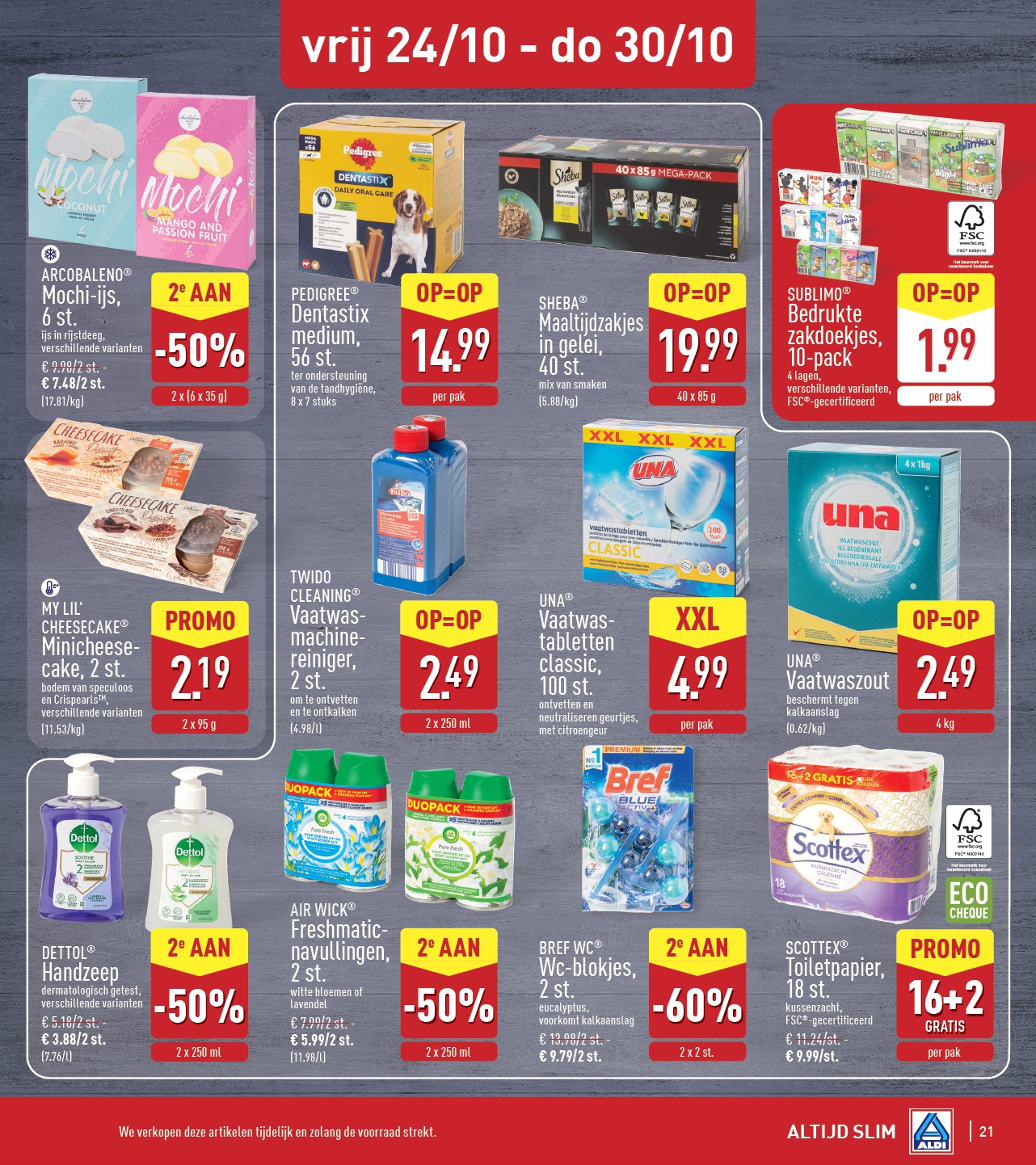 aldi - ALDI folder geldig vanaf 20/10 - 25/10 - page: 21