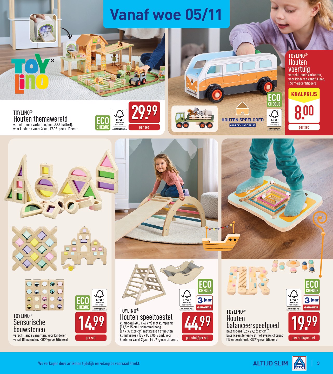 aldi - De ALDI - Themaspecial speelgoed folder geldig vanaf 05/11 t/m 08/11 - page: 3