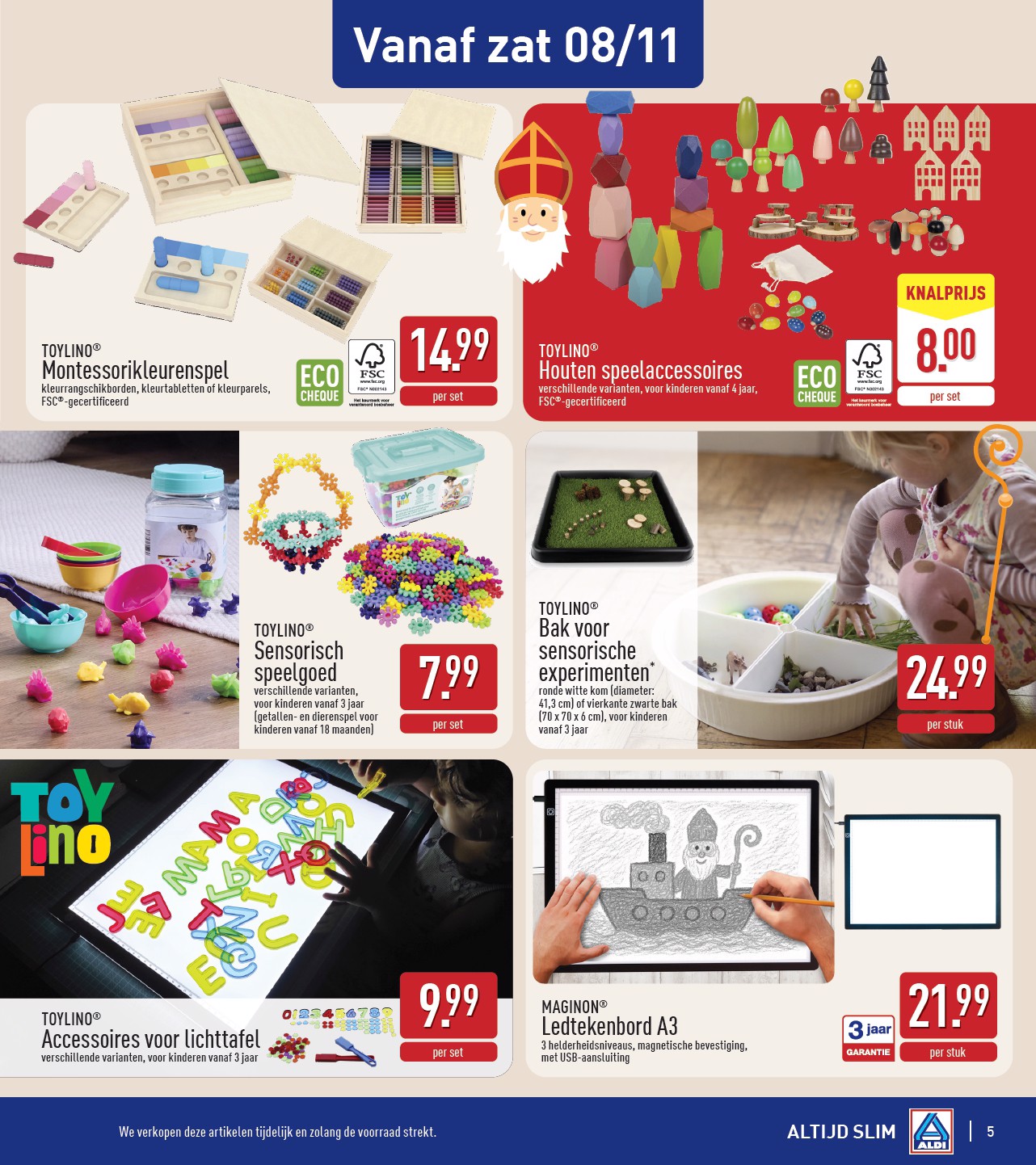 aldi - De ALDI - Themaspecial speelgoed folder geldig vanaf 05/11 t/m 08/11 - page: 5