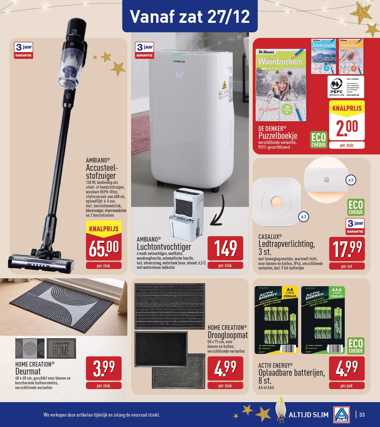 aldi - De ALDI folder geldig vanaf 22/12 t/m 27/12 - page: 33