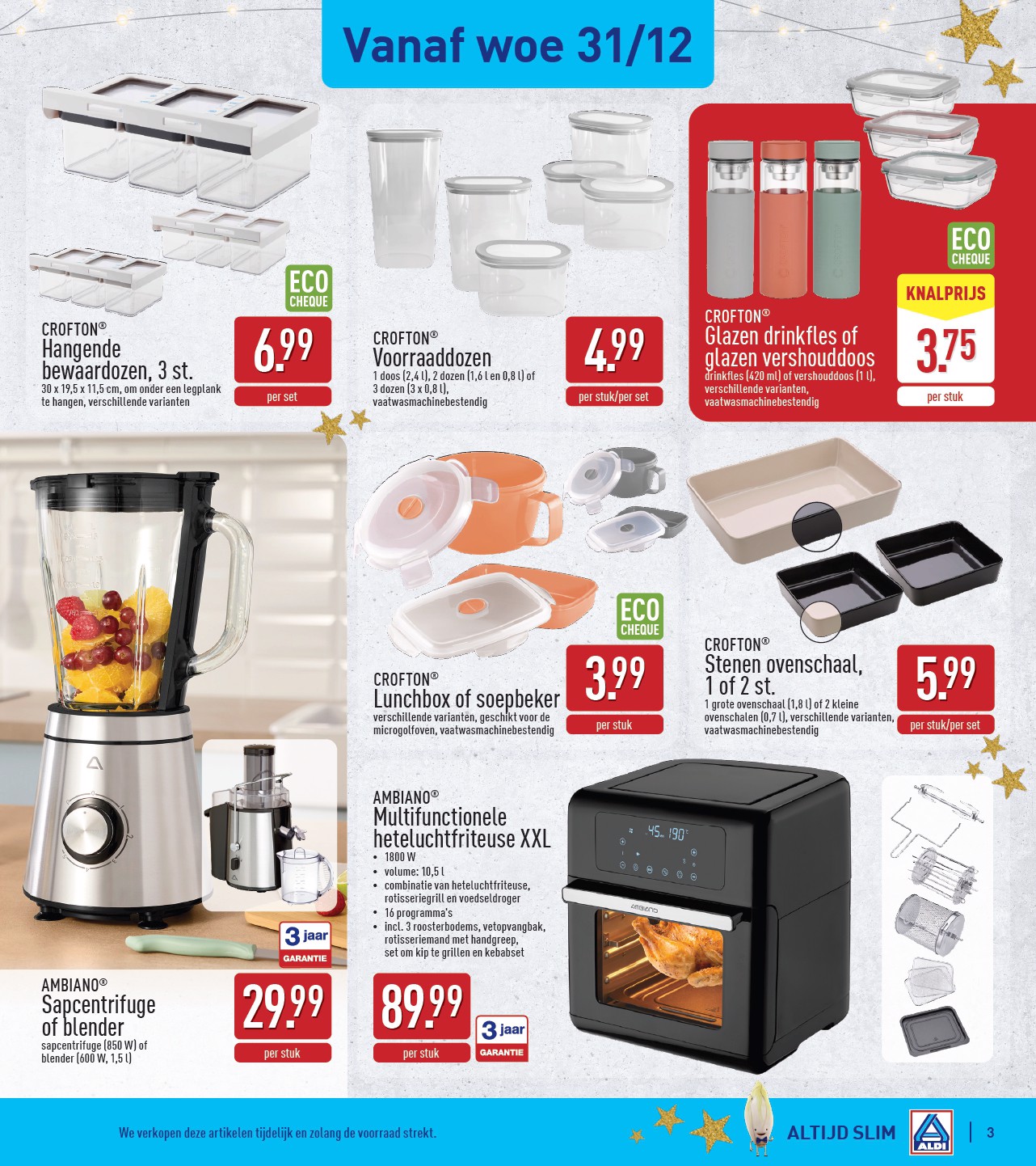 aldi - De ALDI - Meal prepping voor een discountprijs folder geldig vanaf 31/12 t/m 03/01 - page: 3
