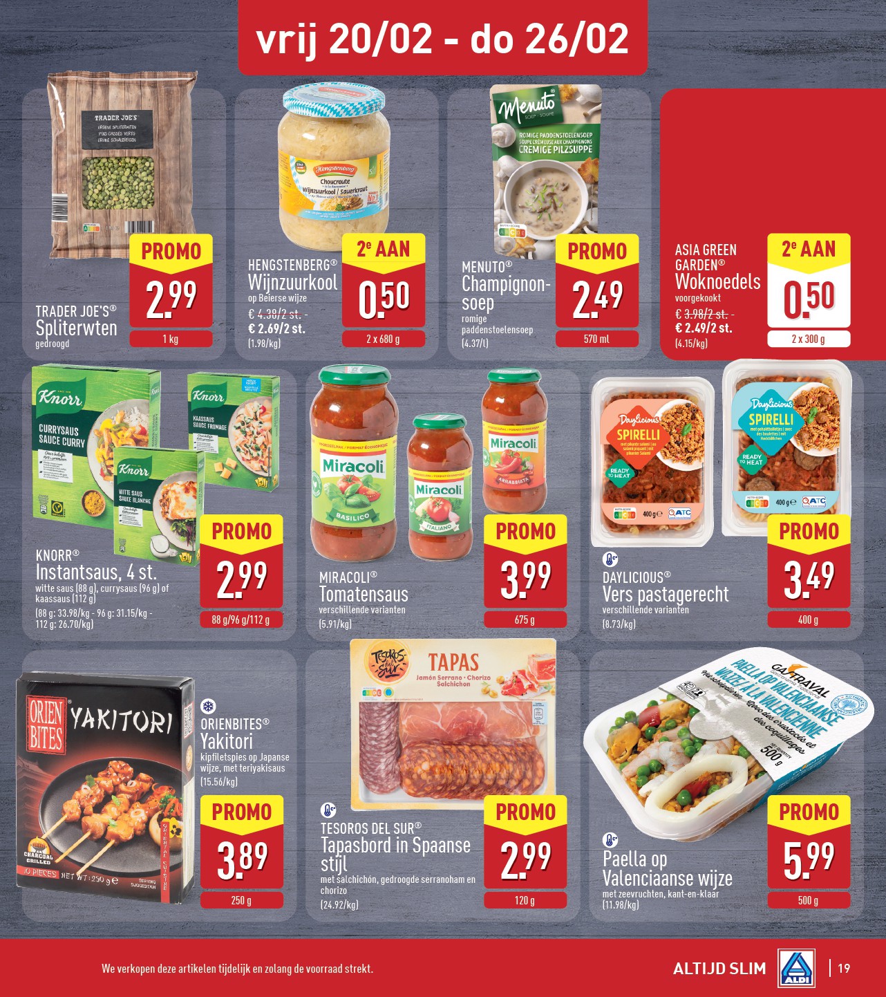aldi - De ALDI folder geldig vanaf 16/02/2026 t/m 21/02/2026 - page: 19