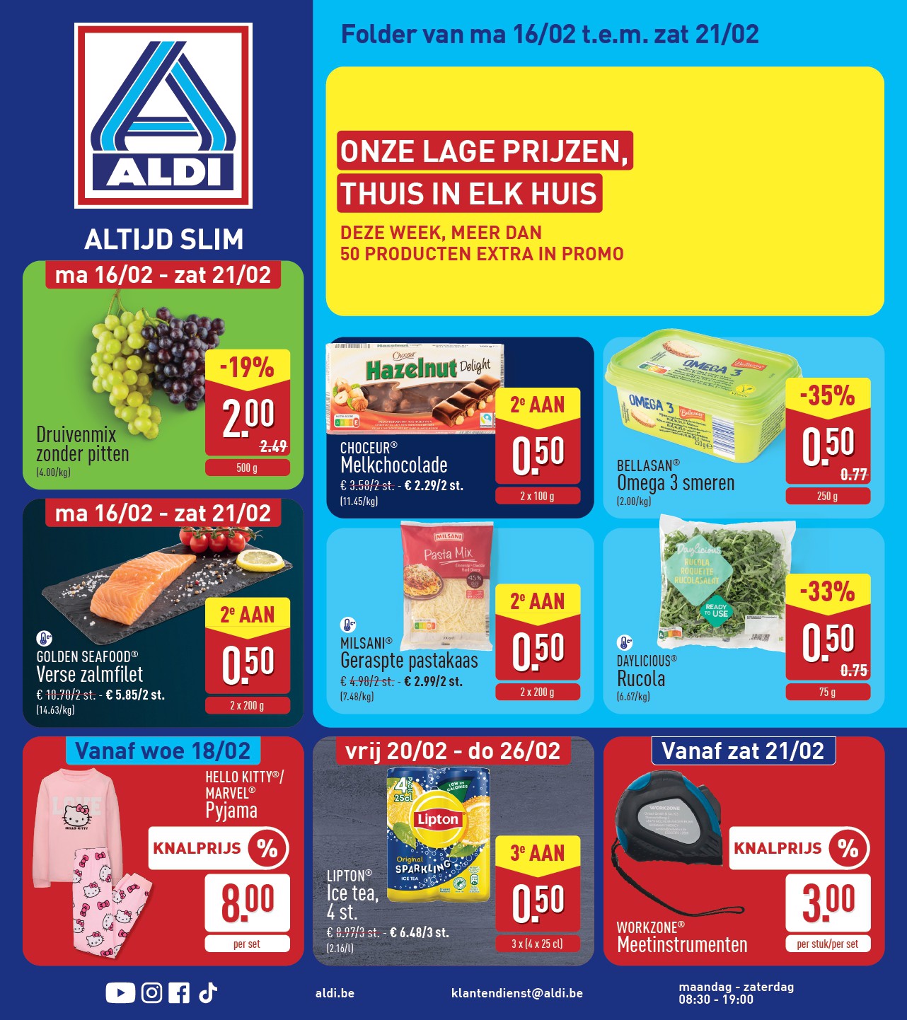 aldi - De ALDI folder geldig vanaf 16/02/2026 t/m 21/02/2026 - page: 1