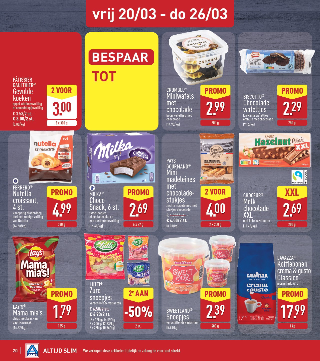 aldi - De ALDI folder geldig vanaf 16/03/2026 t/m 21/03/2026 - page: 20