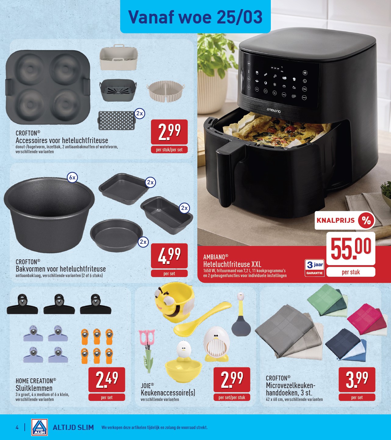 aldi - De ALDI - Themaspecial keukendeals folder geldig vanaf 25/03/2026 t/m 28/03/2026 - page: 4