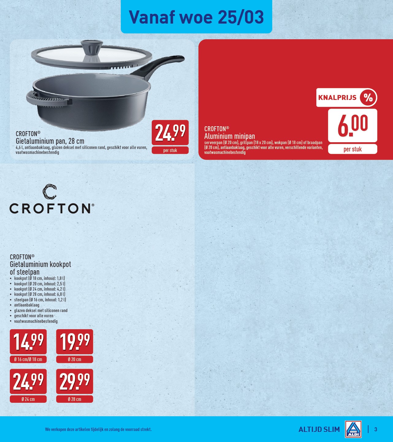 aldi - De ALDI - Themaspecial keukendeals folder geldig vanaf 25/03/2026 t/m 28/03/2026 - page: 3