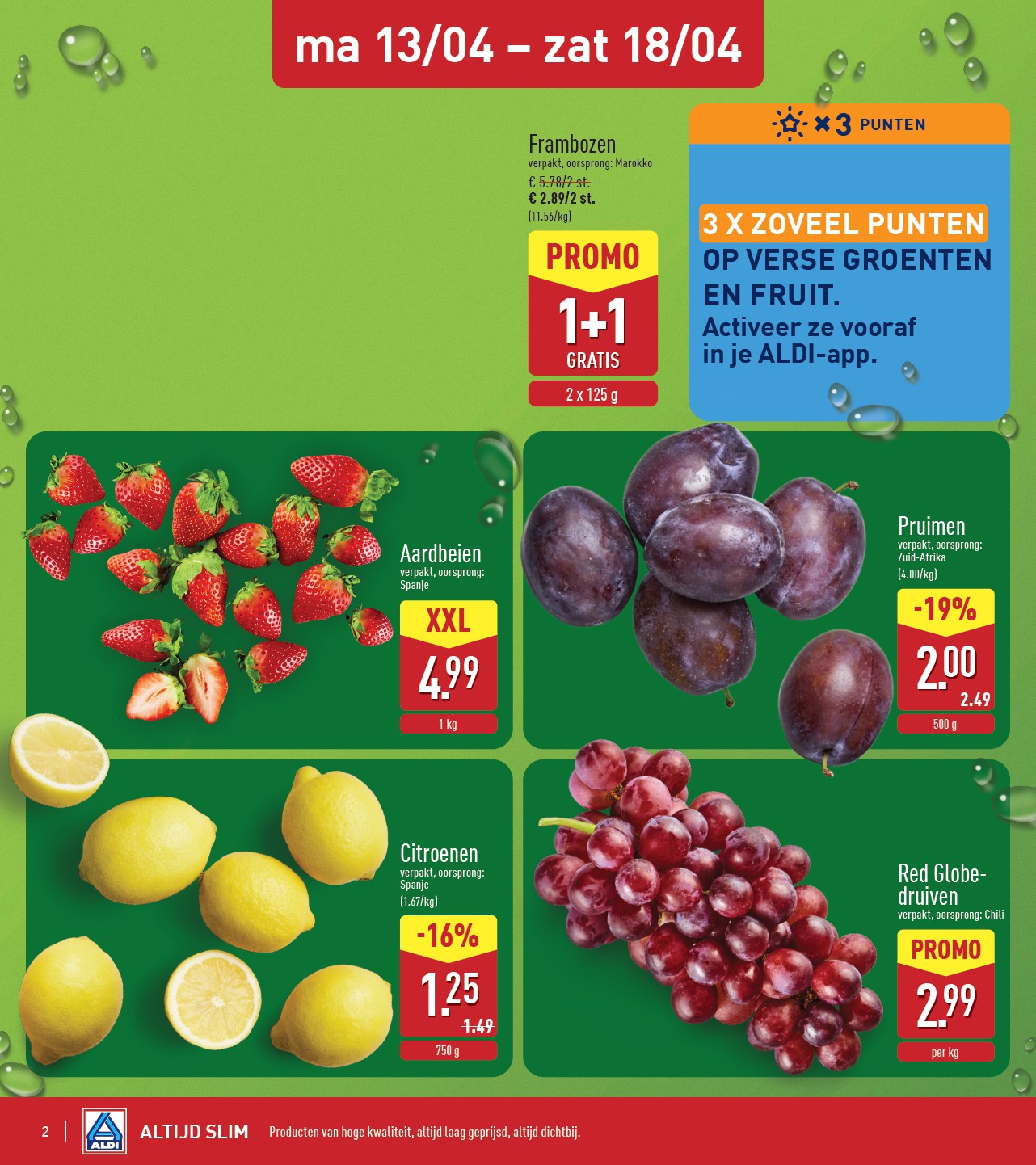 aldi - ALDI folder voor volgende week van maandag 13/04/2026 tot zaterdag 18/04/2026 - page: 2