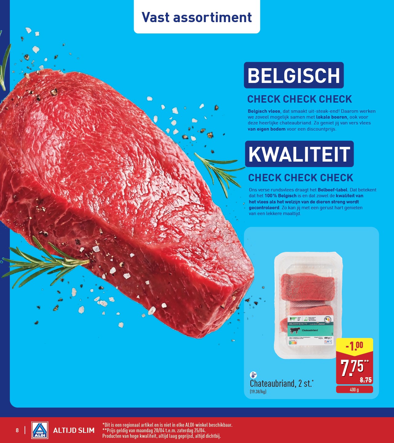 aldi - ALDI folder voor volgende week van maandag 20/04/2026 tot zaterdag 25/04/2026 - page: 8
