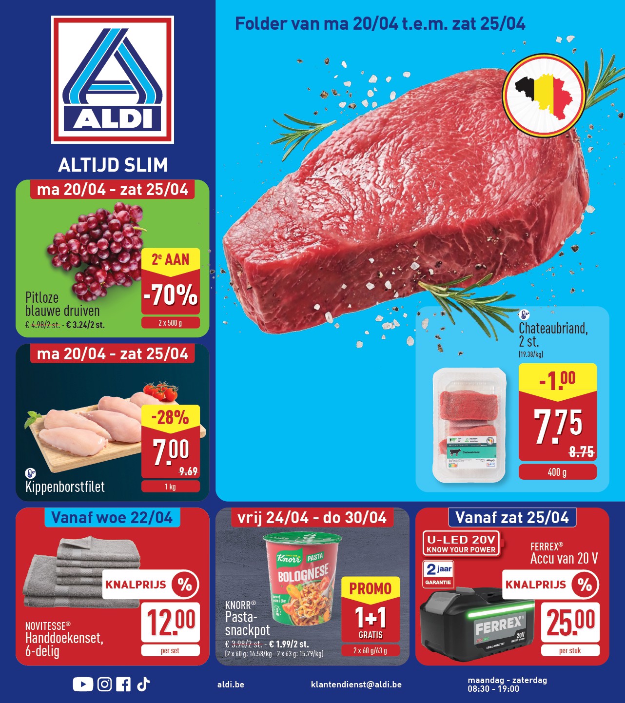 aldi - ALDI folder voor volgende week van maandag 20/04/2026 tot zaterdag 25/04/2026