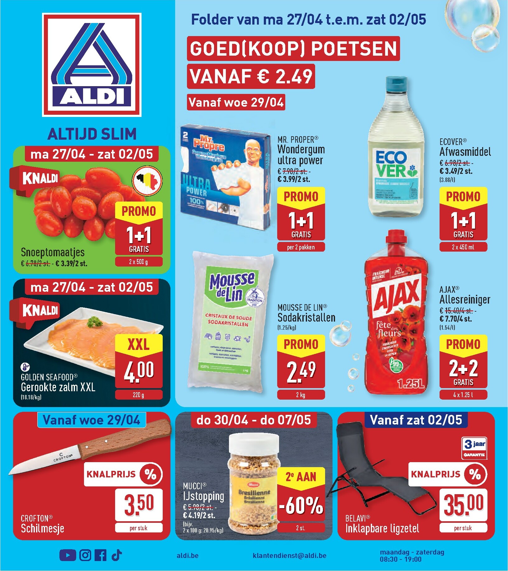 aldi - ALDI folder voor volgende week van maandag 27/04/2026 tot zaterdag 02/05/2026 - page: 1