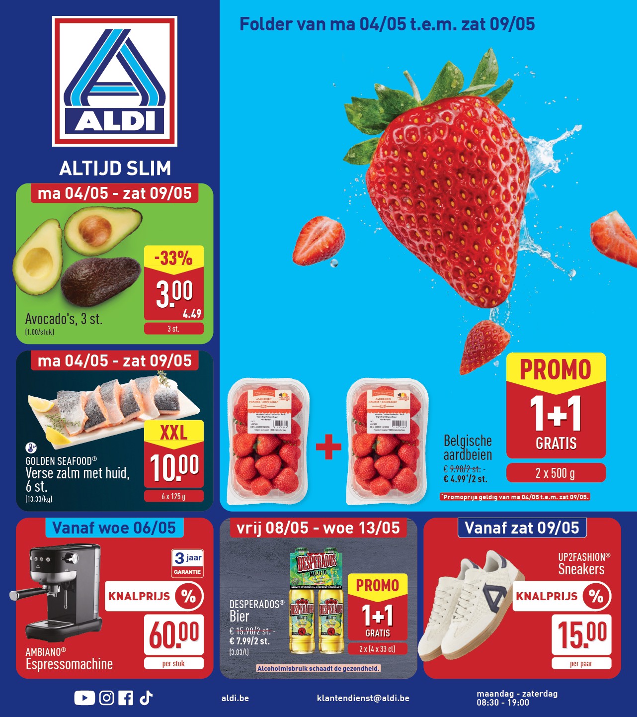 aldi - ALDI folder voor volgende week van maandag 04/05/2026 tot zaterdag 09/05/2026 - page: 1