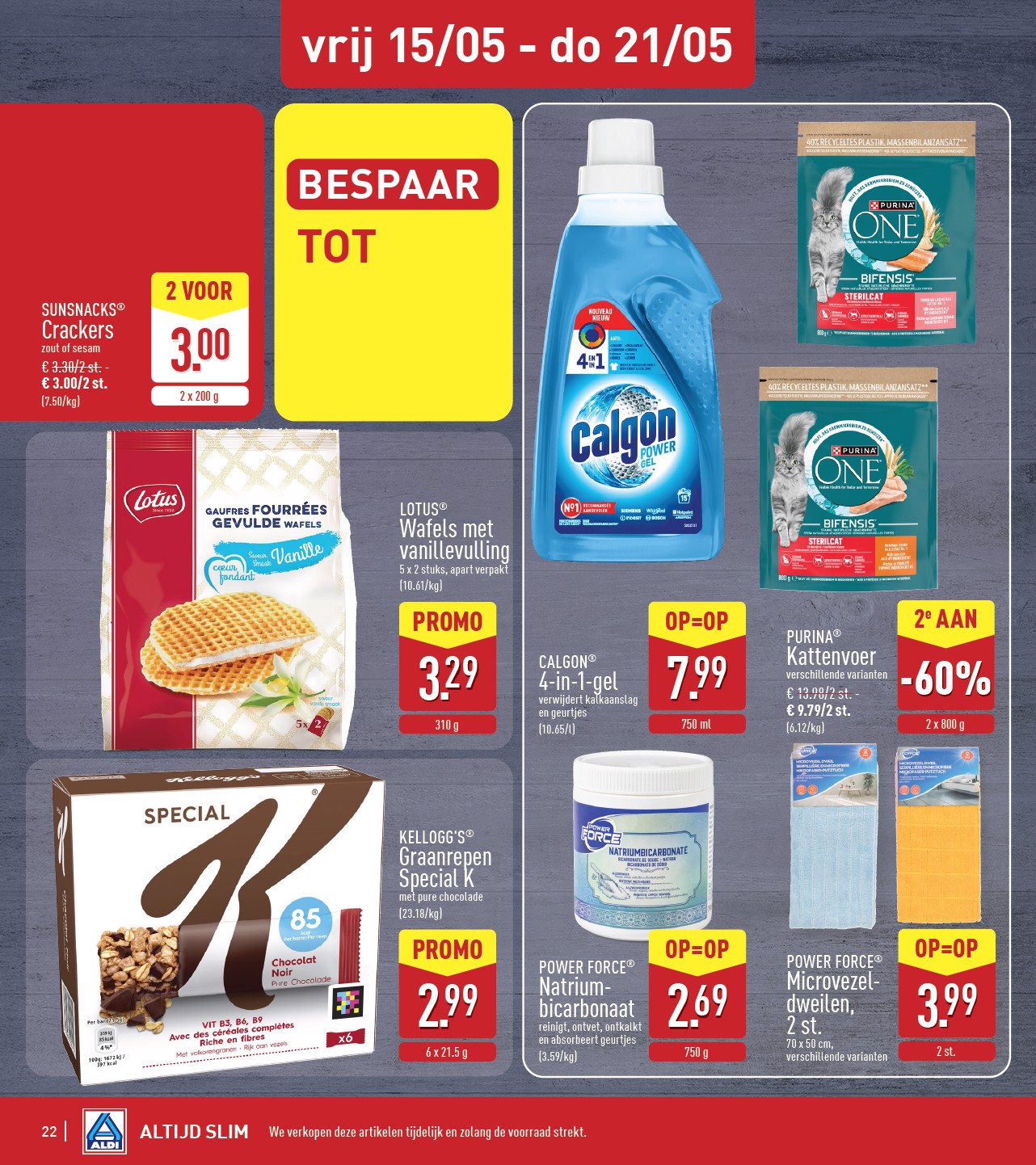 aldi - ALDI folder voor volgende week van maandag 11/05/2026 tot zaterdag 16/05/2026 - page: 22