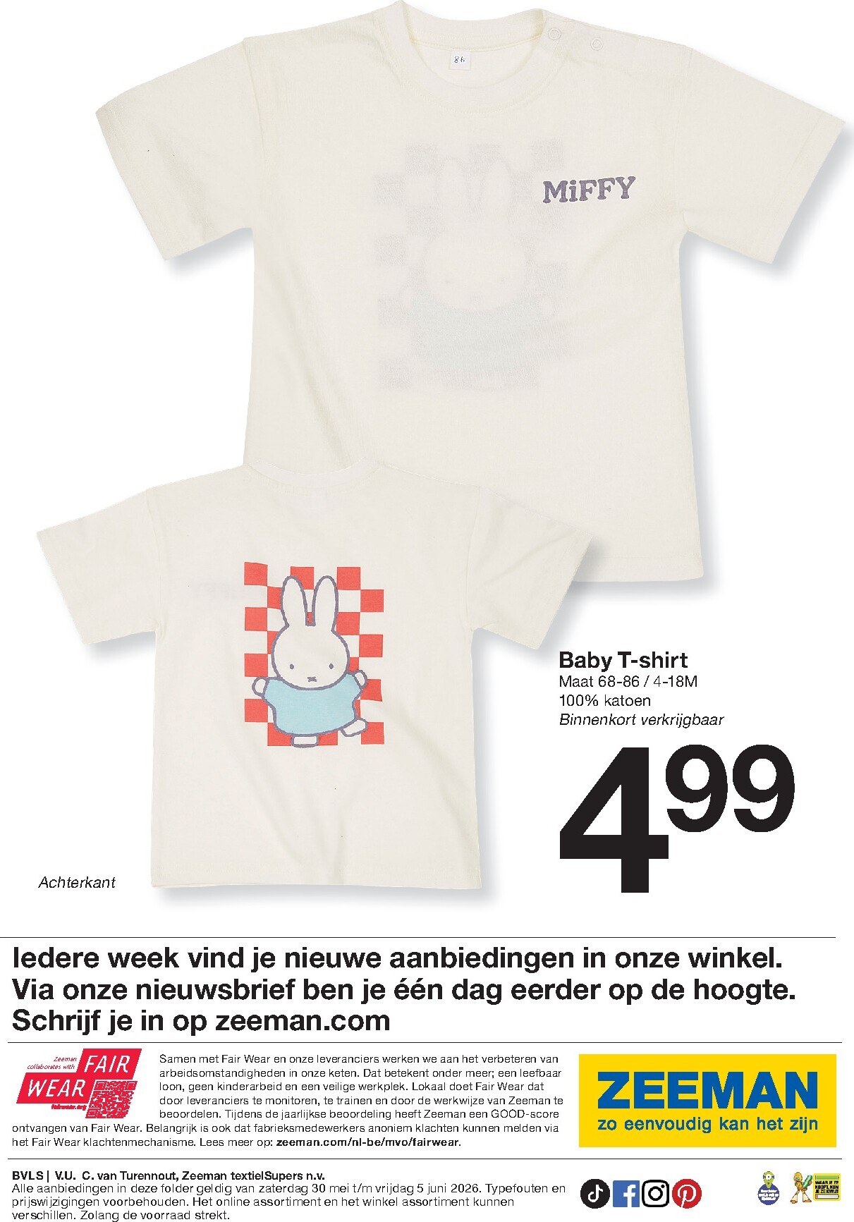 zeeman - Zeeman folder voor volgende week van zaterdag 30/05/2026 tot vrijdag 05/06/2026 - page: 10
