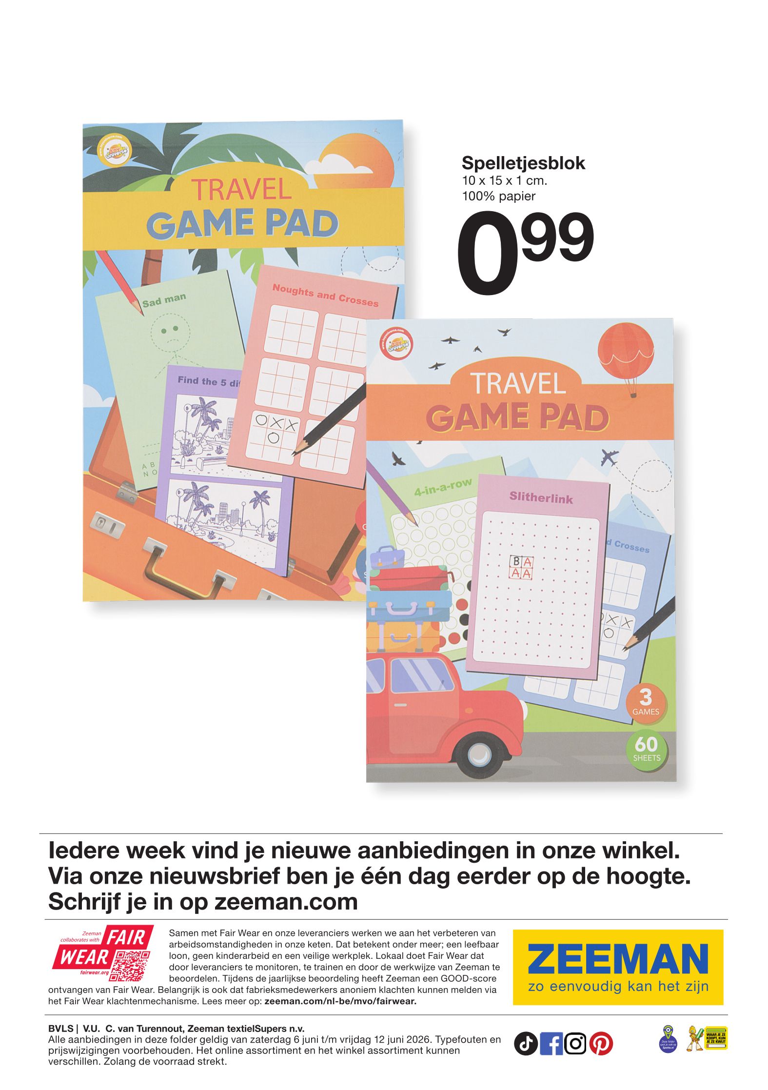 zeeman - Zeeman folder voor volgende week van zaterdag 06/06/2026 tot vrijdag 12/06/2026 - page: 22