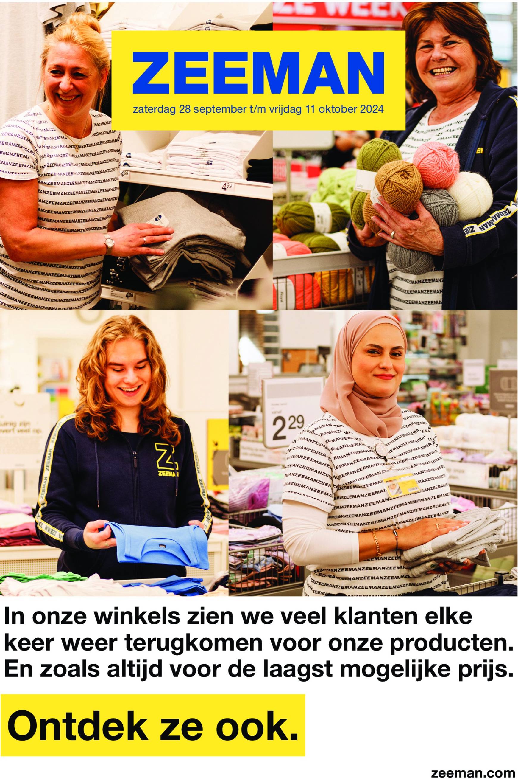 zeeman - Zeeman folder huidig 28.09. - 11.10.