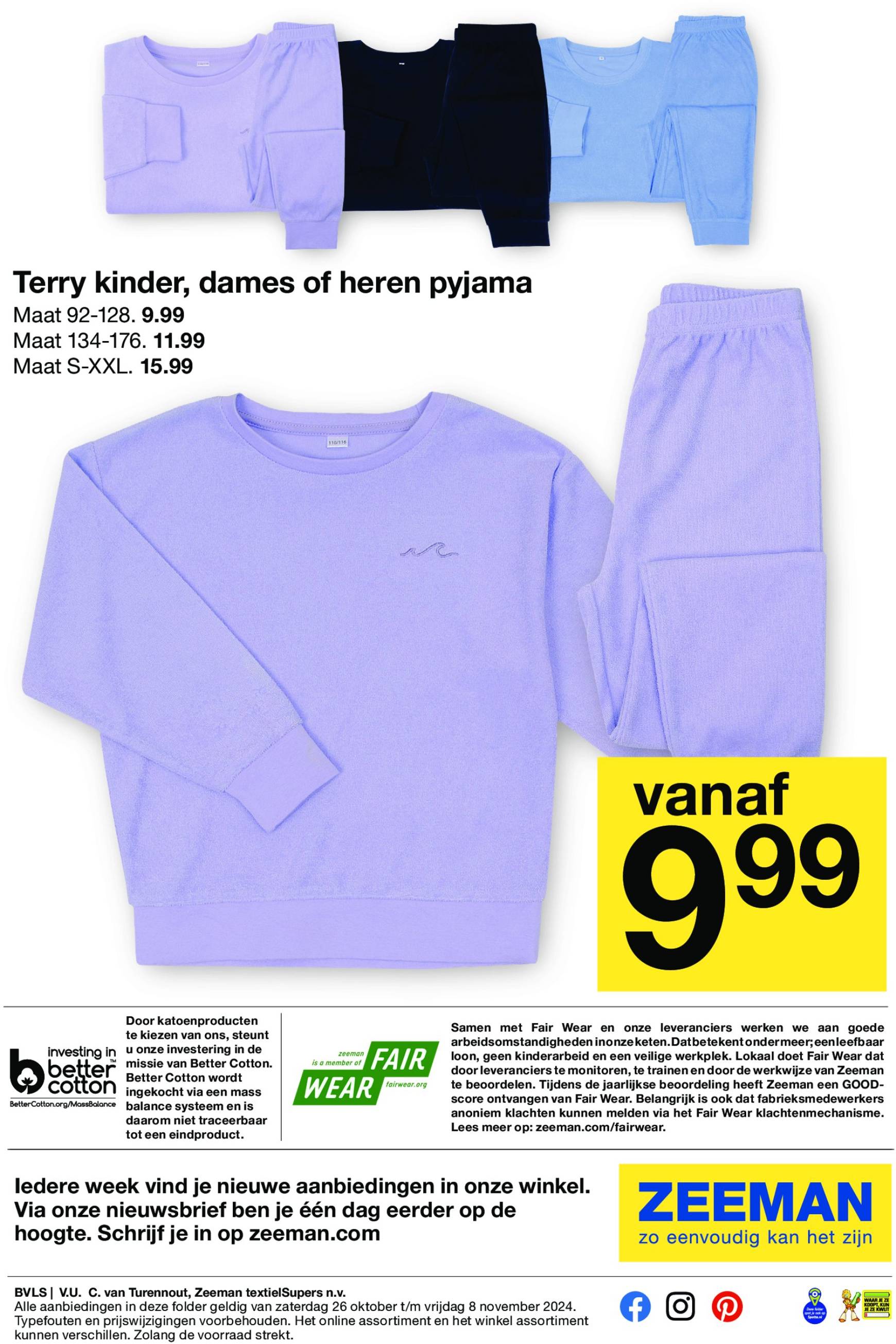 zeeman - Zeeman folder geldig vanaf 26.10. - 08.11. - page: 18