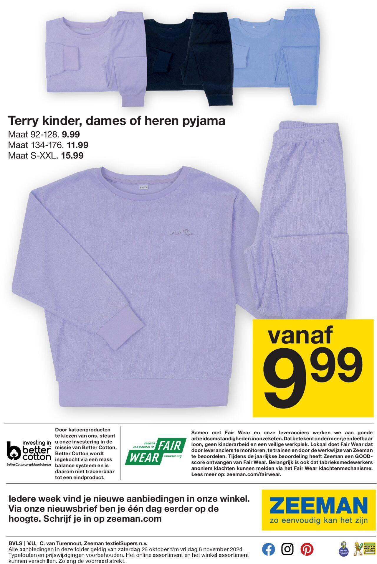 zeeman - Zeeman folder 26/10/2024 t/m 08/11/2024 - page: 19