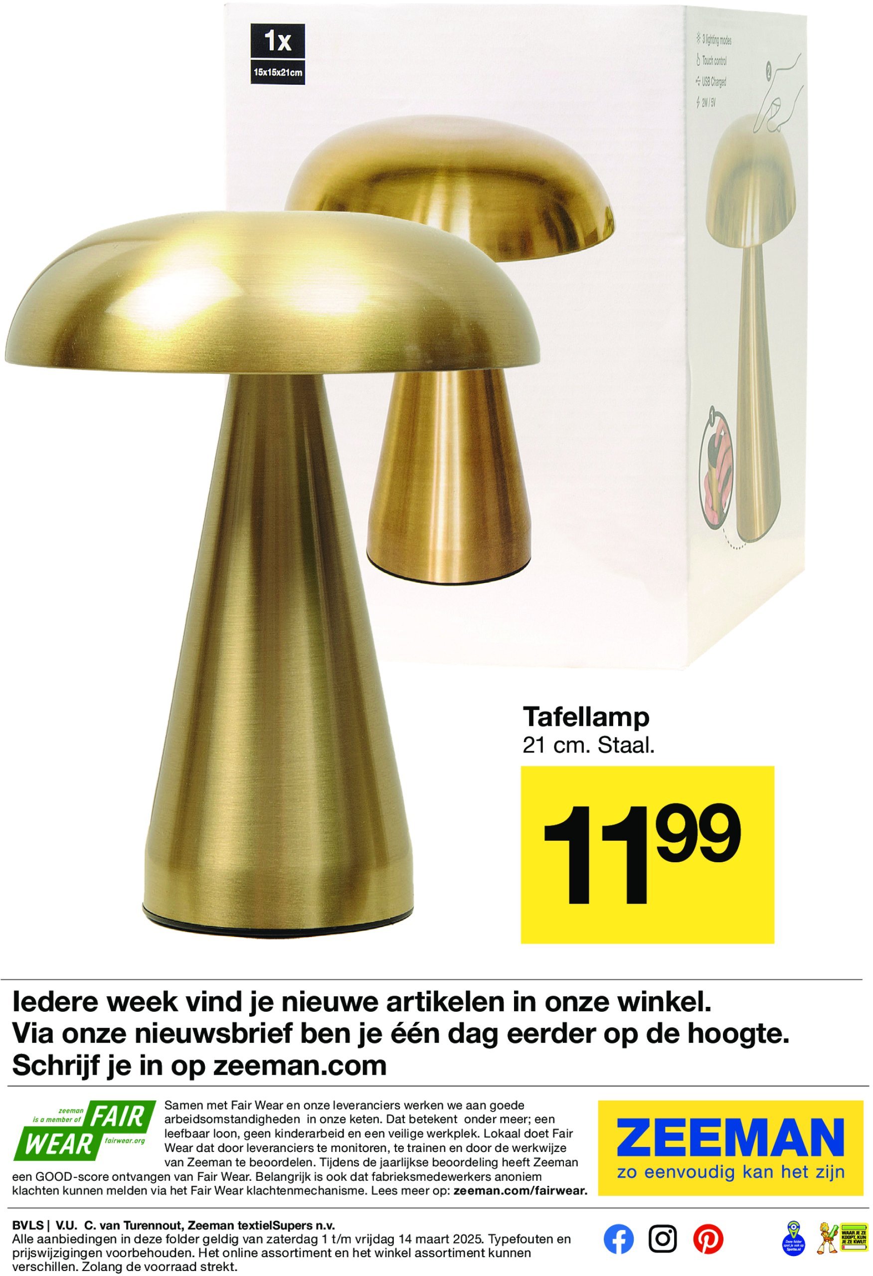 zeeman - Zeeman folder geldig vanaf 01/03 - 14/03 - page: 34