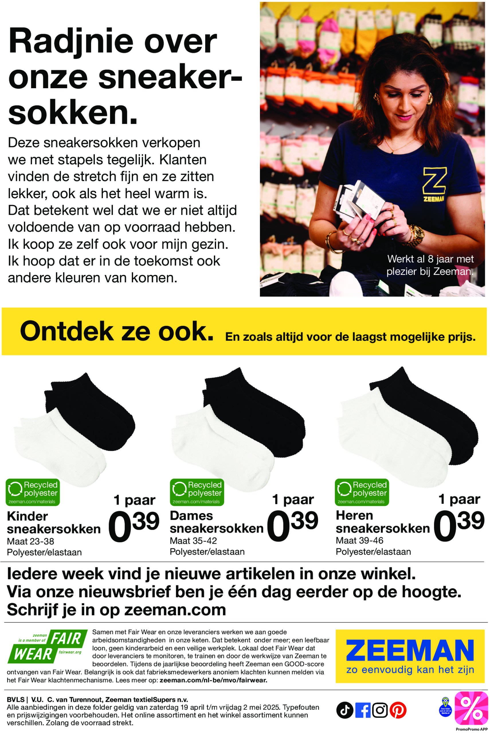 zeeman - Zeeman folder geldig vanaf 19/04 - 02/05 - page: 21