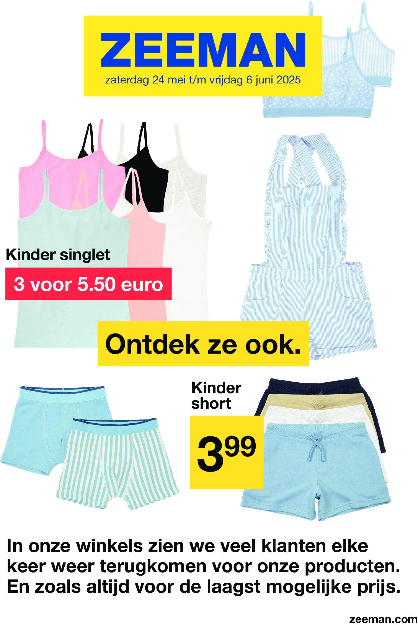 zeeman - Zeeman folder geldig vanaf 24/05 - 06/06 - page: 1