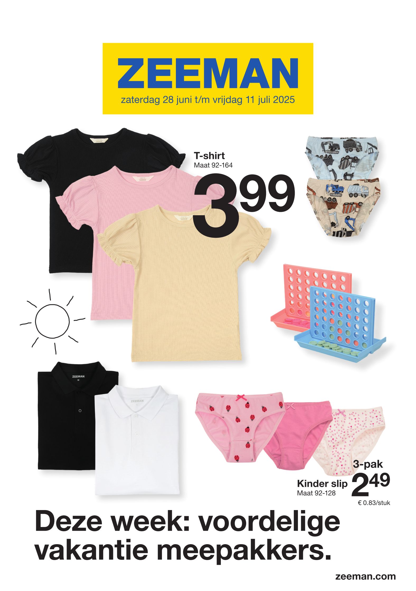 zeeman - Zeeman folder geldig vanaf 28/06 - 11/07